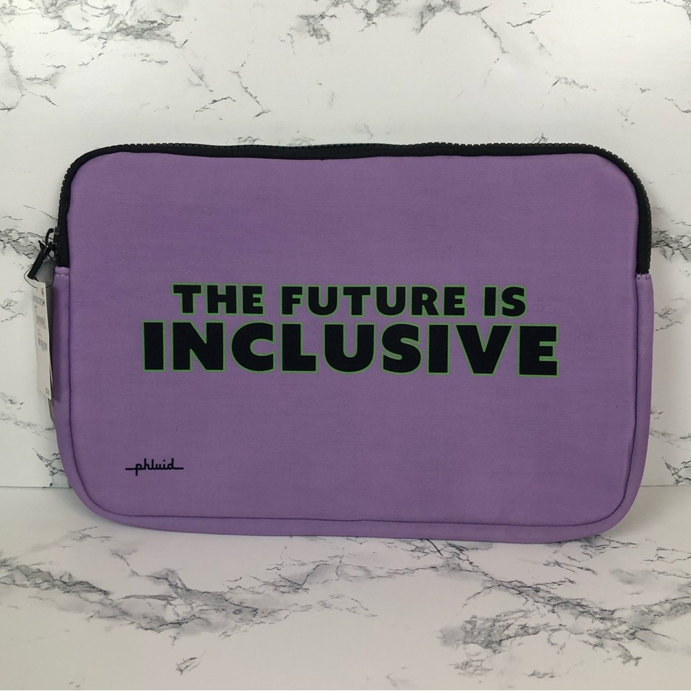 NWT The Phluid Project The Future Is Inclusive Laptop Bag
